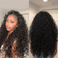 Blend Human Hair Shaggy Waves 3-in-1 Half Wig