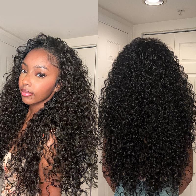 Blend Human Hair Shaggy Waves 3-in-1 Half Wig