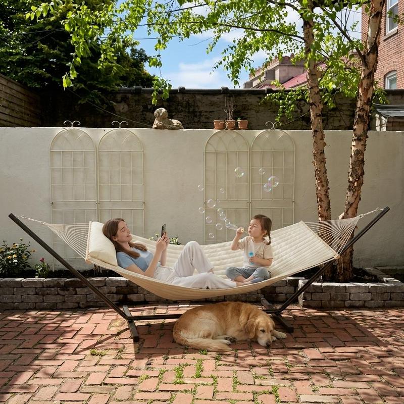 Heavy-Duty Portable Double Hammock for Two