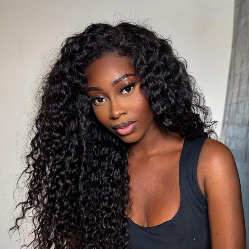 Blend Human Hair Shaggy Waves 3-in-1 Half Wig