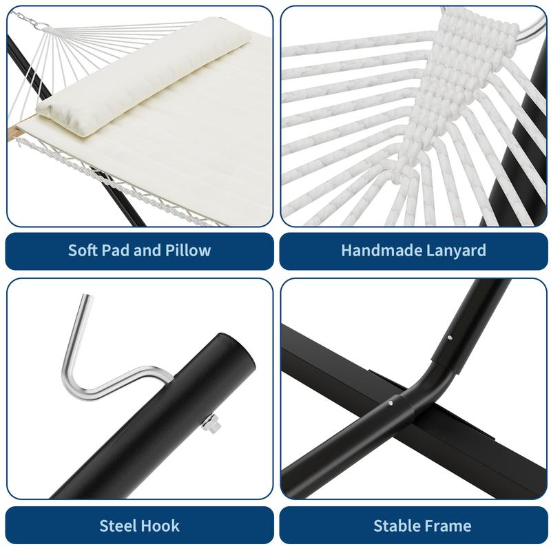 Heavy-Duty Portable Double Hammock for Two