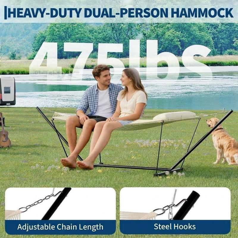 Heavy-Duty Portable Double Hammock for Two